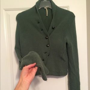 Free People Button Cardigan