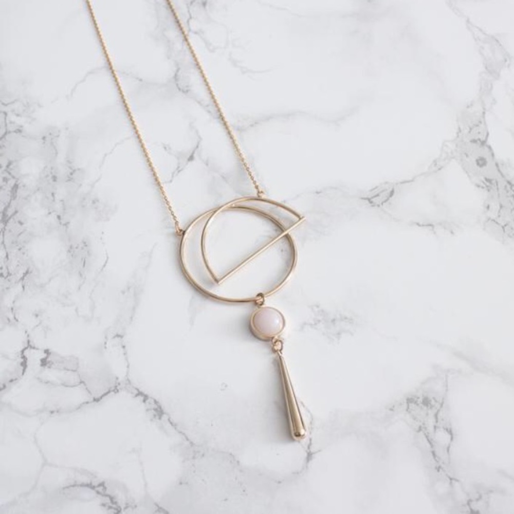 ⭐️LAST CHANCE⭐️ WANDERLUST +CO semicircle necklace