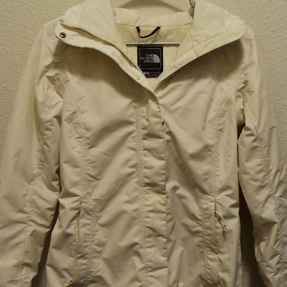 White North Face HyVent jacket