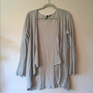 Joe's Slub-Knit Lightweight Open Draped Cardigan
