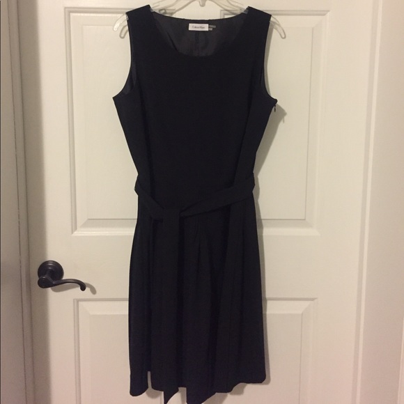 Calvin Klein Dresses & Skirts - Calvin Klein black pleated jumper dress size 12