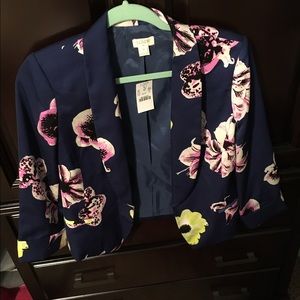 J. Crew flower blazer
