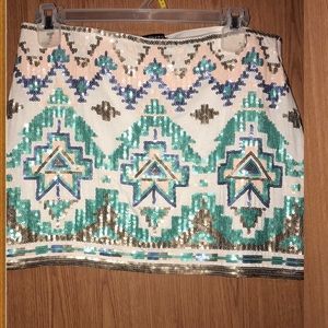 Sequin skirt