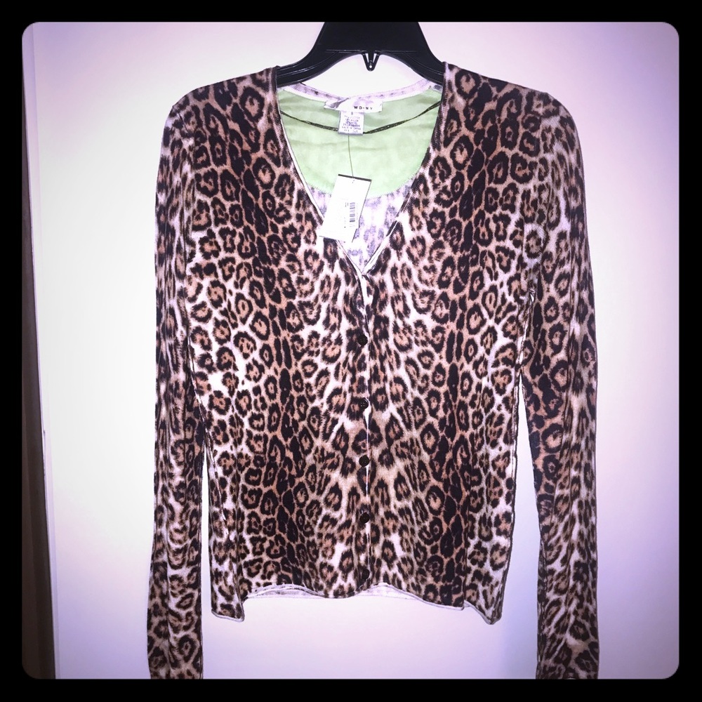 NWT leopard cardigan from Macy's