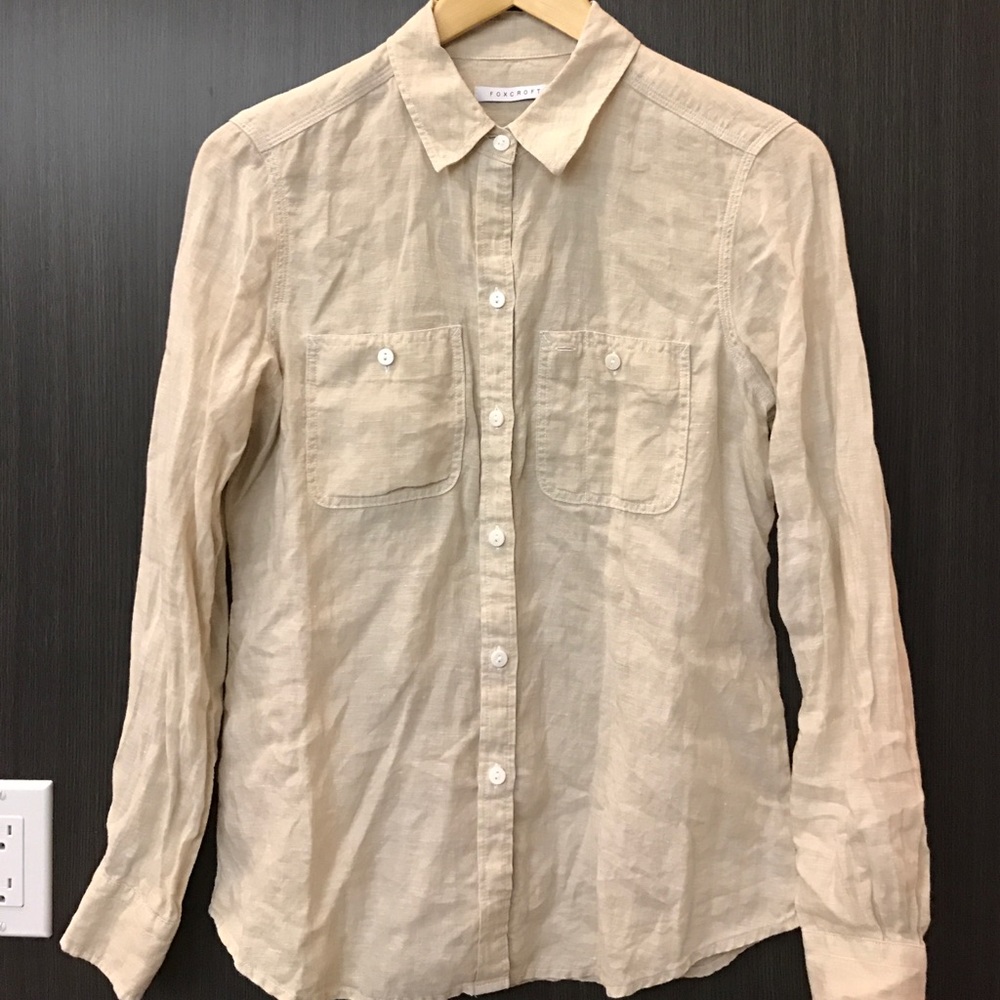 Foxcroft linen shirt