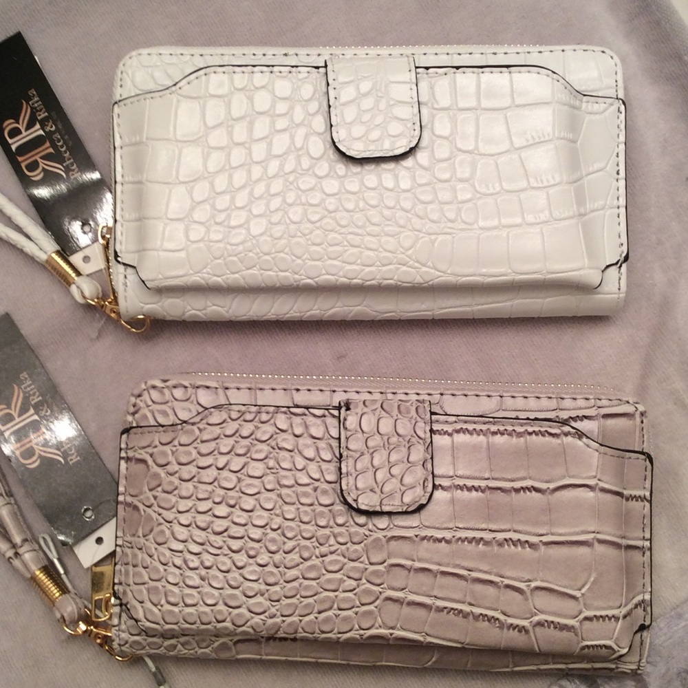 REBECCA & RIFKA, Wallet & Cellphone case Grey ONLY