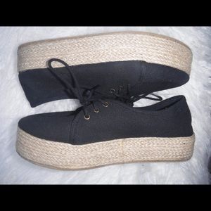 Qupid platform sneakers.