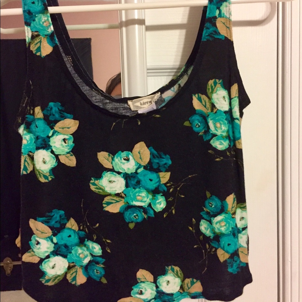 Floral crop top