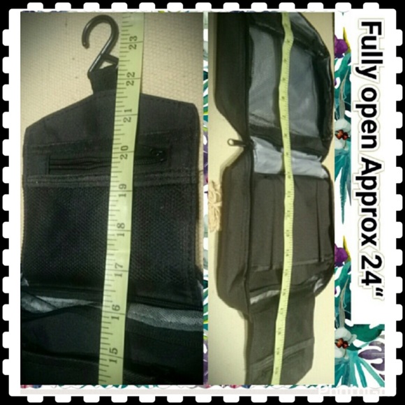 ONLY 2 BLACK TOILETRY BAG LEFT - Picture 4 of 5