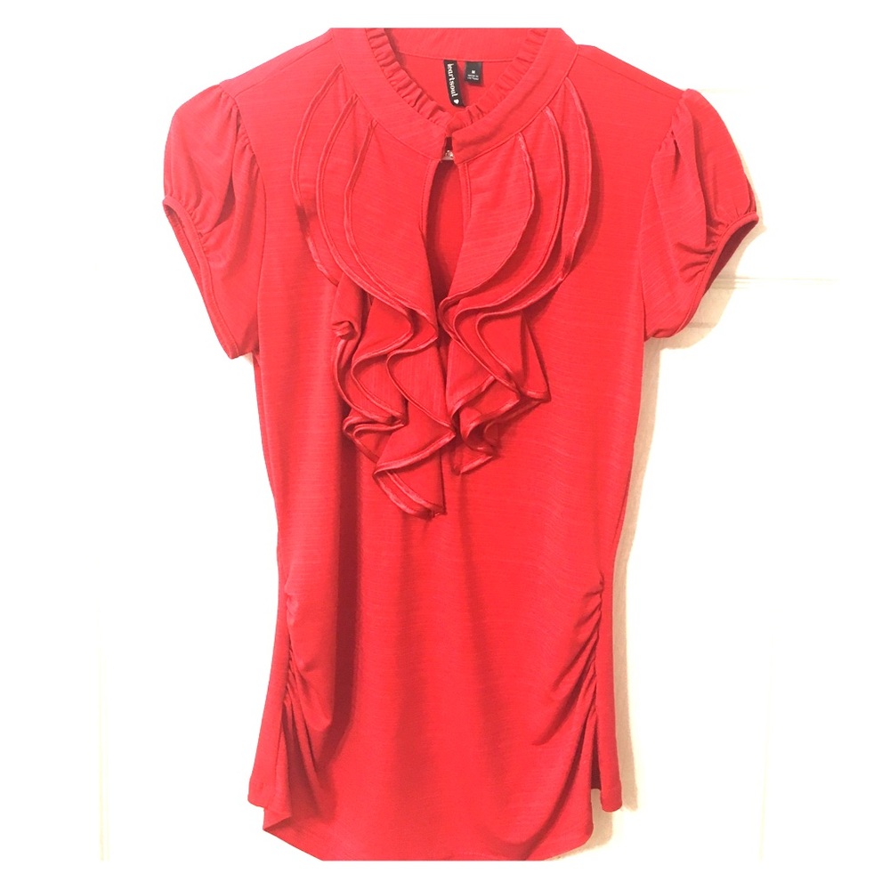 Red Dressy Blouse