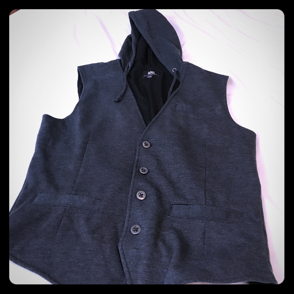 Rock & Republic hooded vest // Barely worn