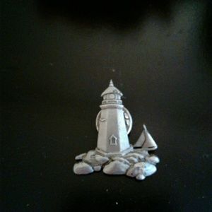 JJ Jonette Jewlery Lighthouse Tac Pin