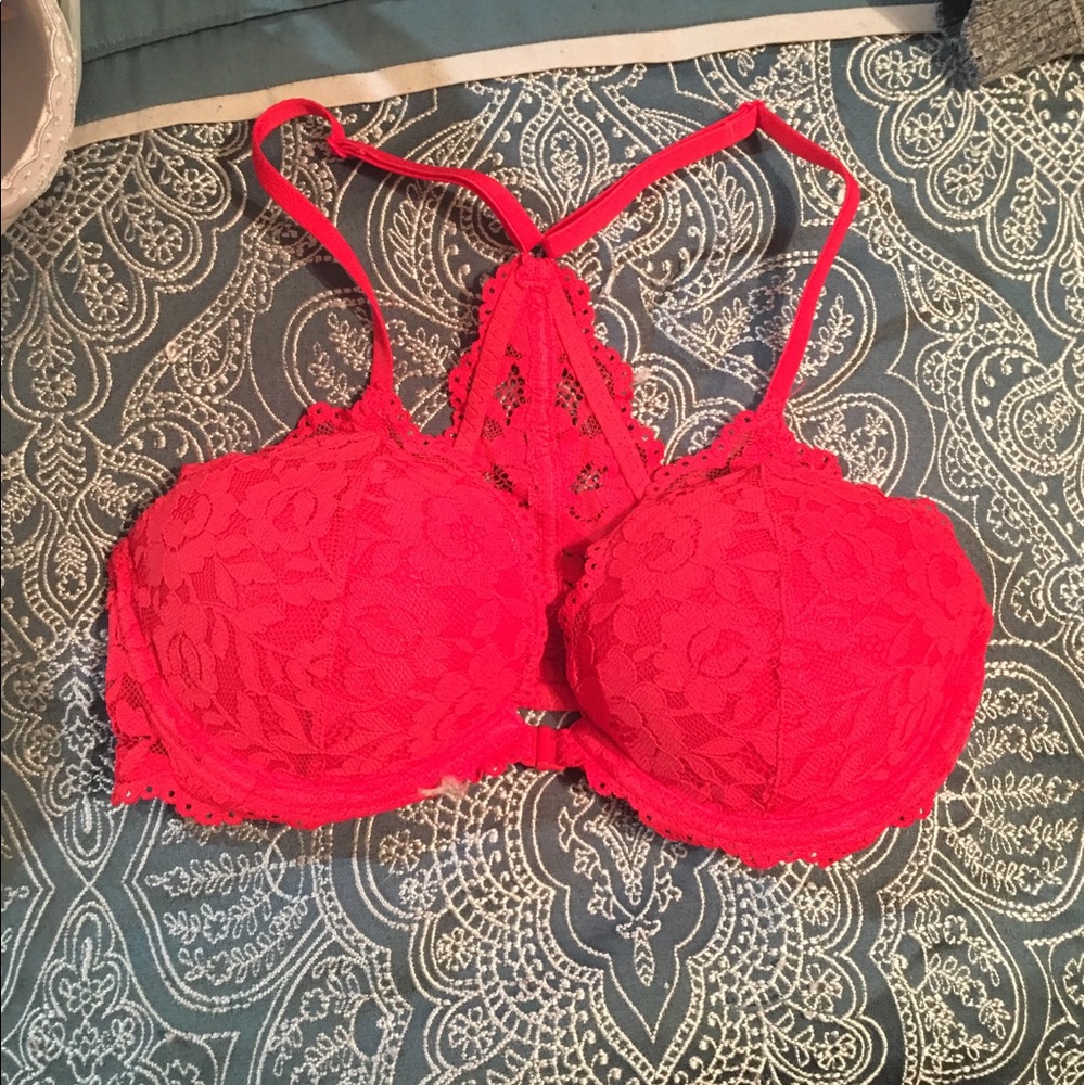 PINK lace Racerback Bra.