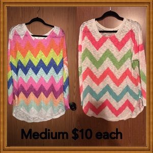 Chevron tops