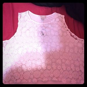 Lace crop top