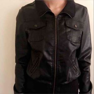 Leather jacket