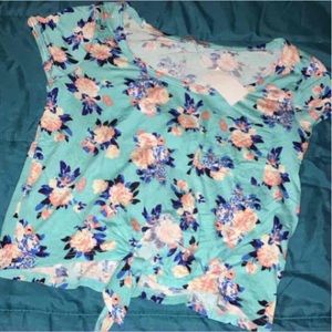 Flower crop top