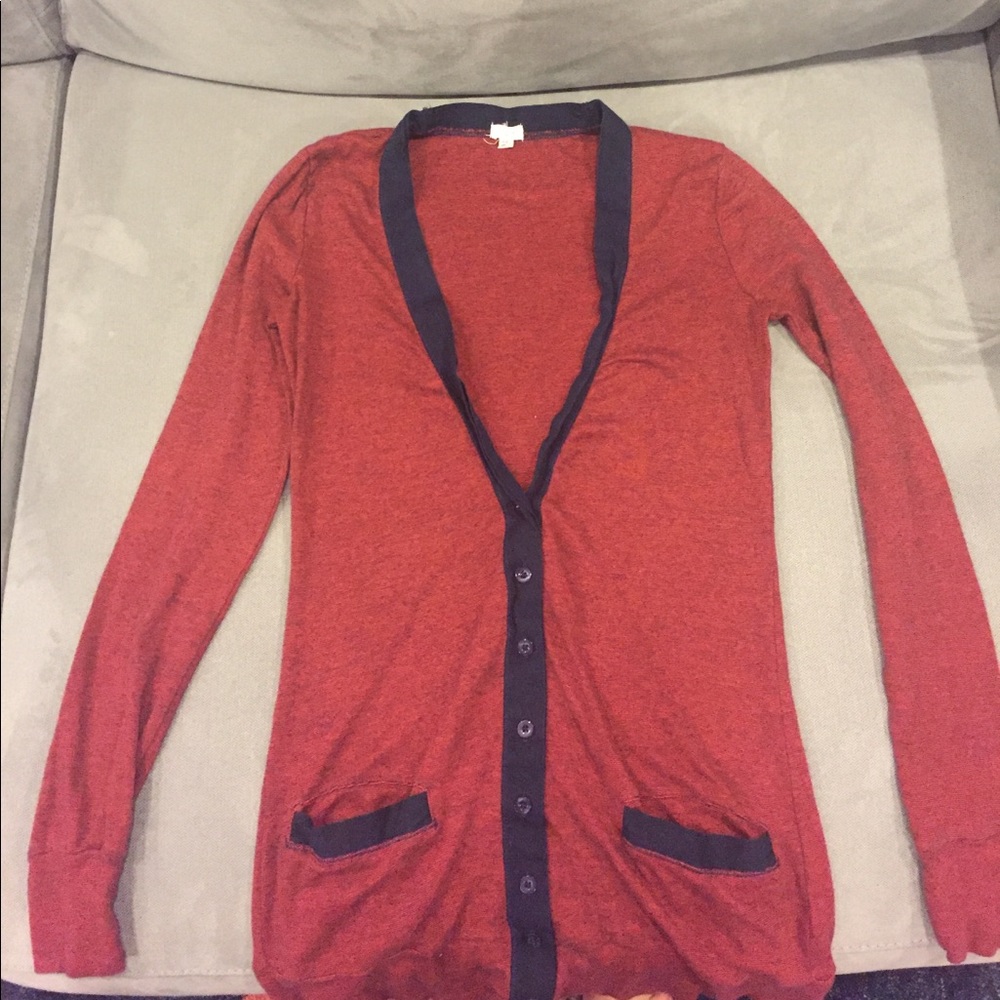 J crew heathered lightweight cardigan