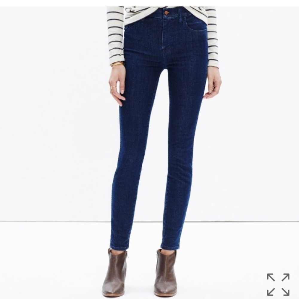 Madewell 10 inch high rise skinny jeans size 28