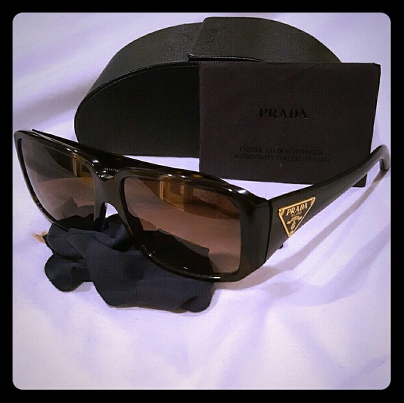New Prada Glasses w/ Card of Authenticity & Case!! - Picture 2 of 4