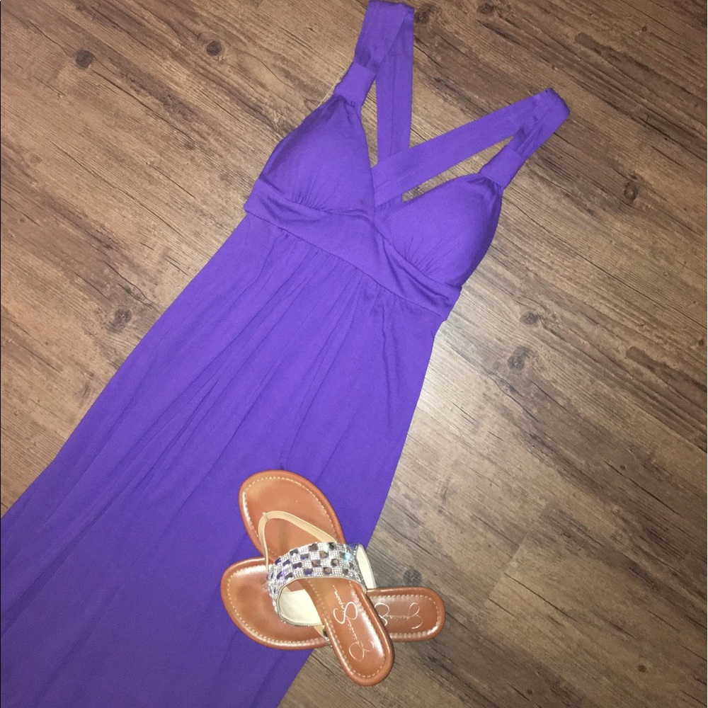 Purple Maxi Dress
