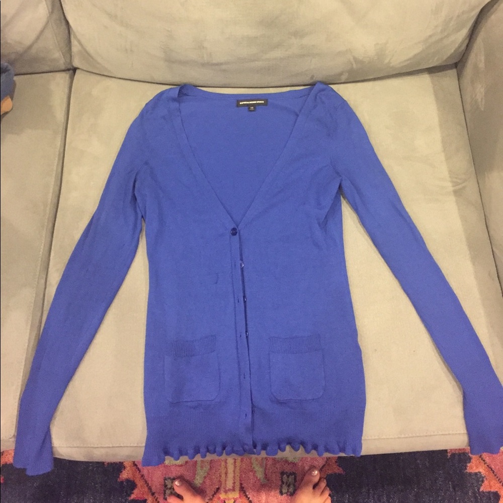 Express Royal Blue Cardigan
