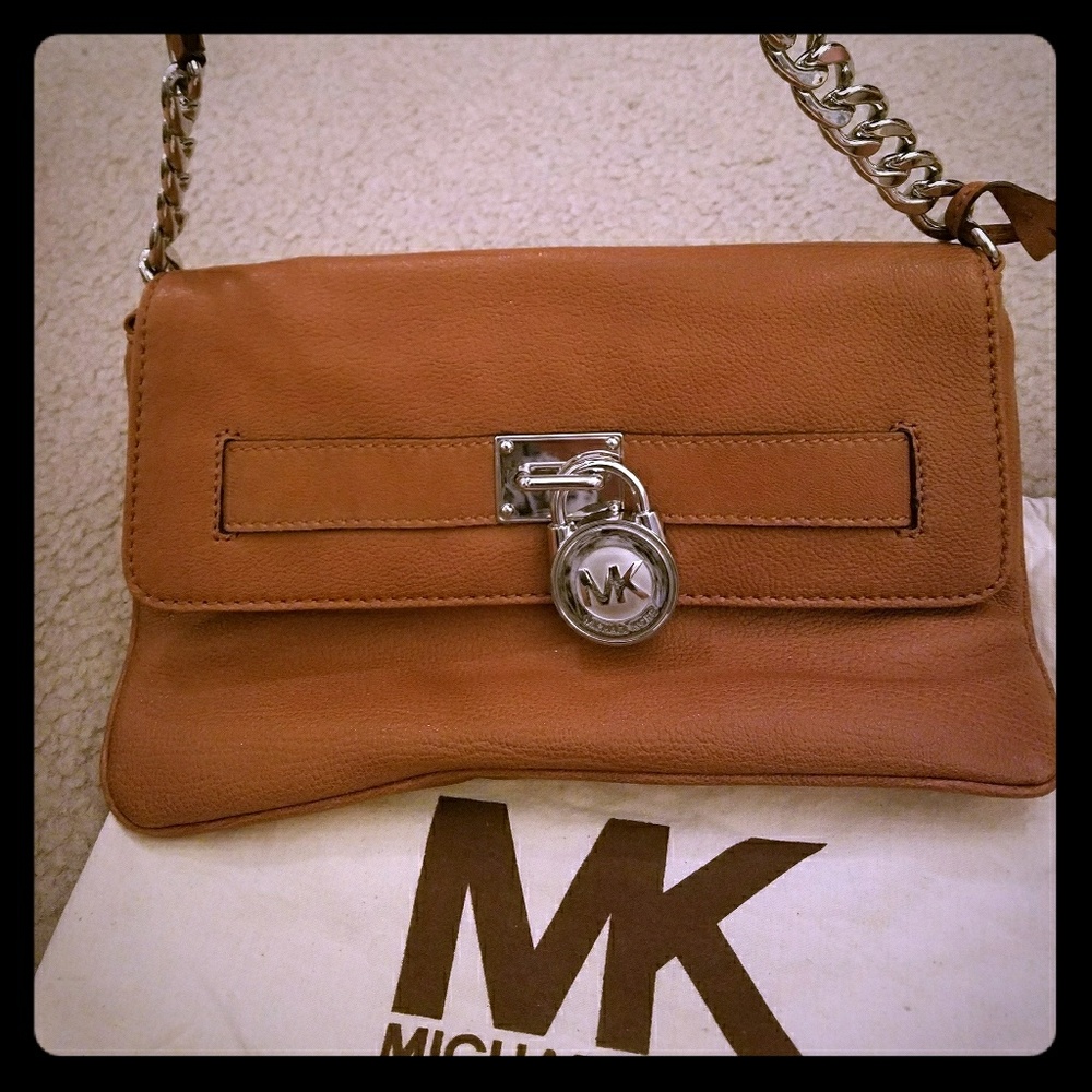 Michael Kors Hamilton Small Shoulder Flap Bag