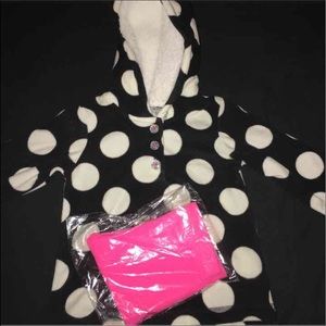 NWT Carter's polka dot & hot pink leggings