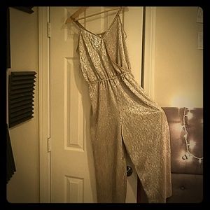 Sparkly capri Jumpsuit