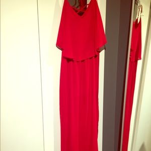 Fun 2 Fun Red Maxi Dress