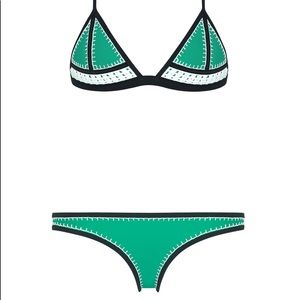 Kelly Green Triangl Farrah Bikini NEVER WORN