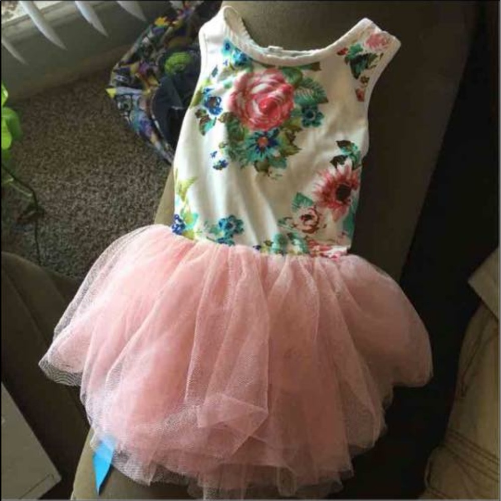 Small floral tutu dress
