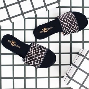 Yosi Samra "Reese" Hair Calf Slipper