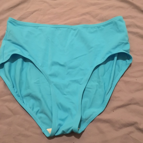 NWOT swimsuit, 2 piece Takini, blue, fit 4 U - Picture 4 of 7