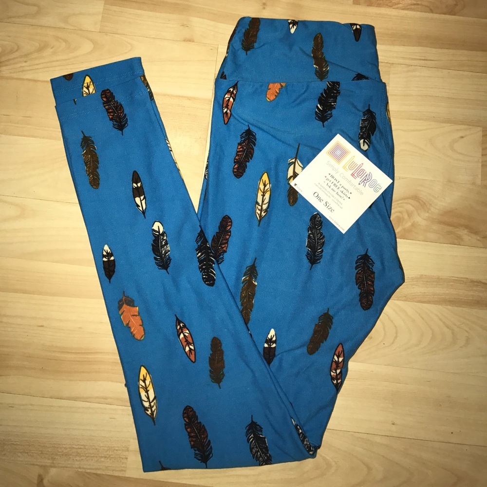 NWT LuLaRoe Feather Leggings