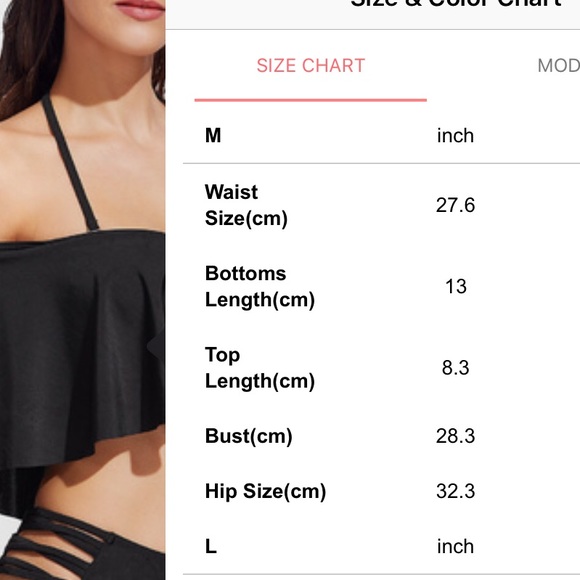 🔥5⭐️Rated Hi waist LADDER Cut off-shoulder bikini - Picture 5 of 8