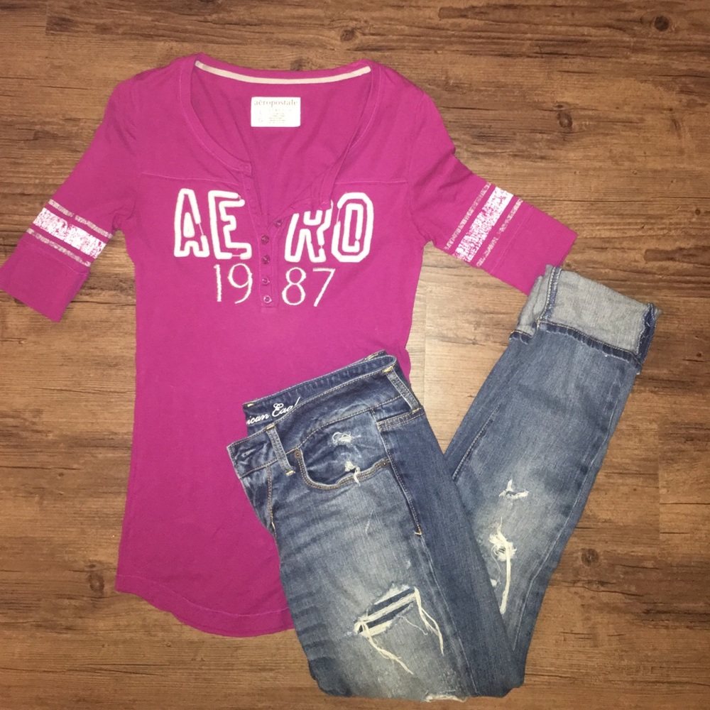 Aeropostale Pink Shirt