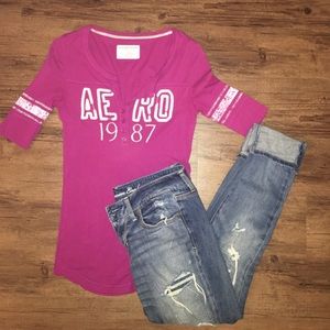 Aeropostale Pink Shirt
