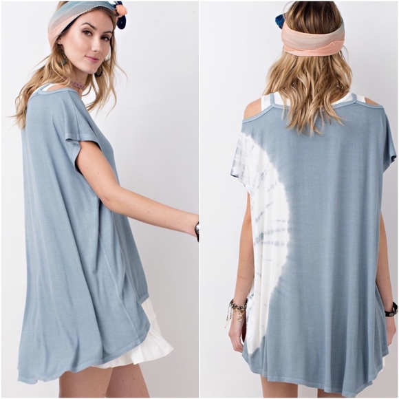 Hi Lo Tie Dye Tunic M,L - Picture 2 of 3