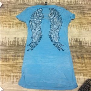 T-Shirt With Rhinestones