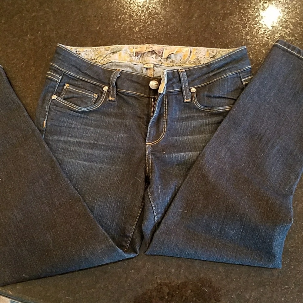 Paige Roxbury Crop Skinny Jeans