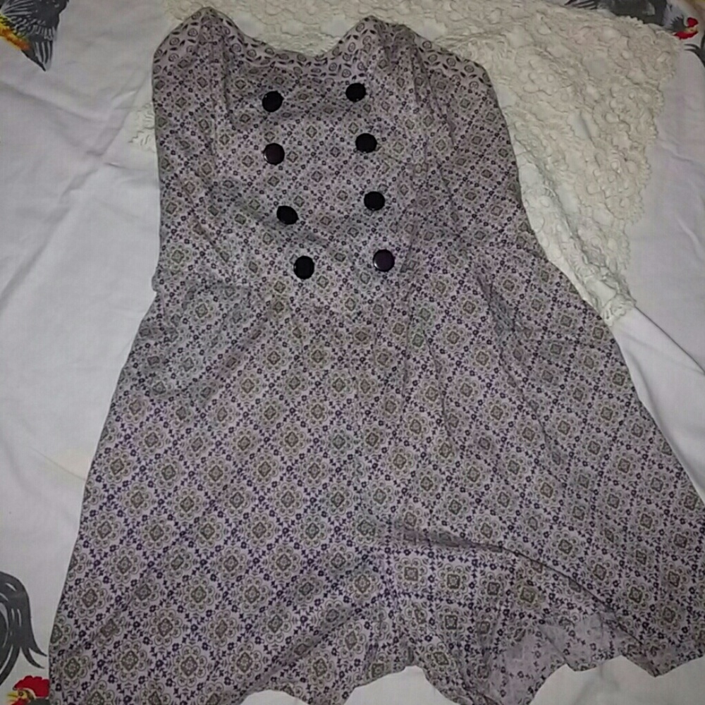 Charlotte Russe sleeveless ROMPER with boning sz M