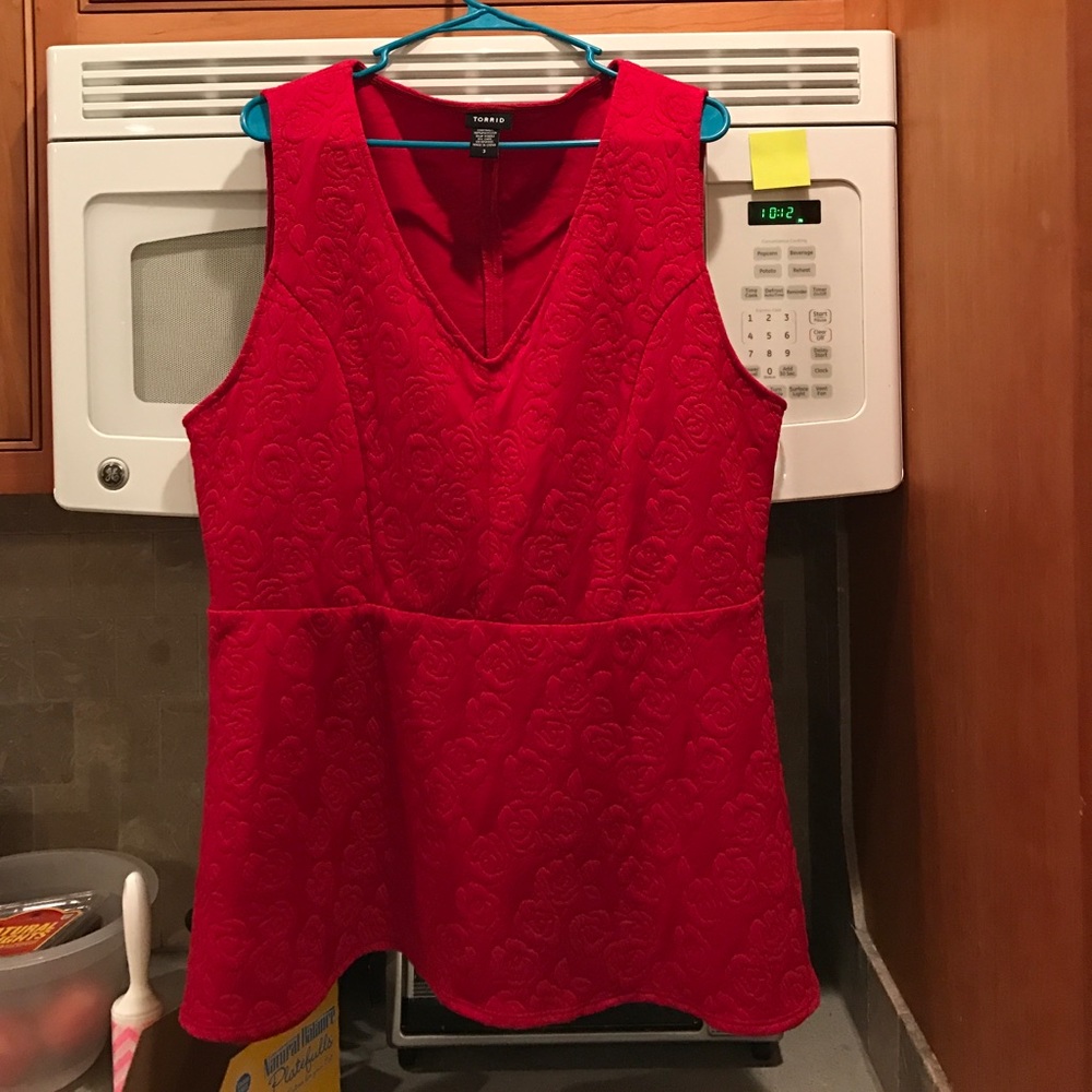 Torrid Red Rose top