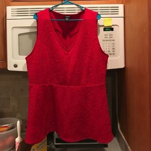 Torrid Red Rose top