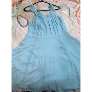 Light blue flowy dress
