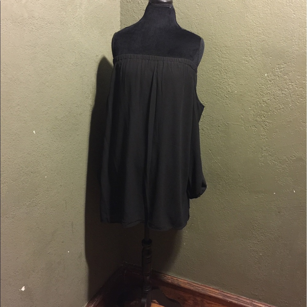 Off the shoulder dress with sleeves