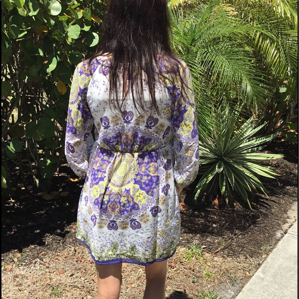 Keyhole Print Dress - Picture 3 of 5
