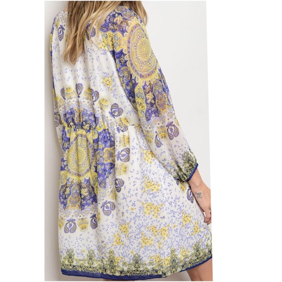 Keyhole Print Dress - Picture 5 of 5