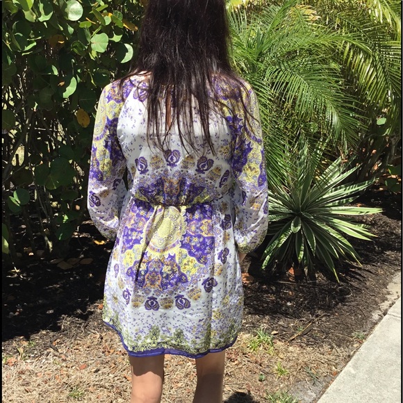 Keyhole Print Dress - Picture 3 of 5