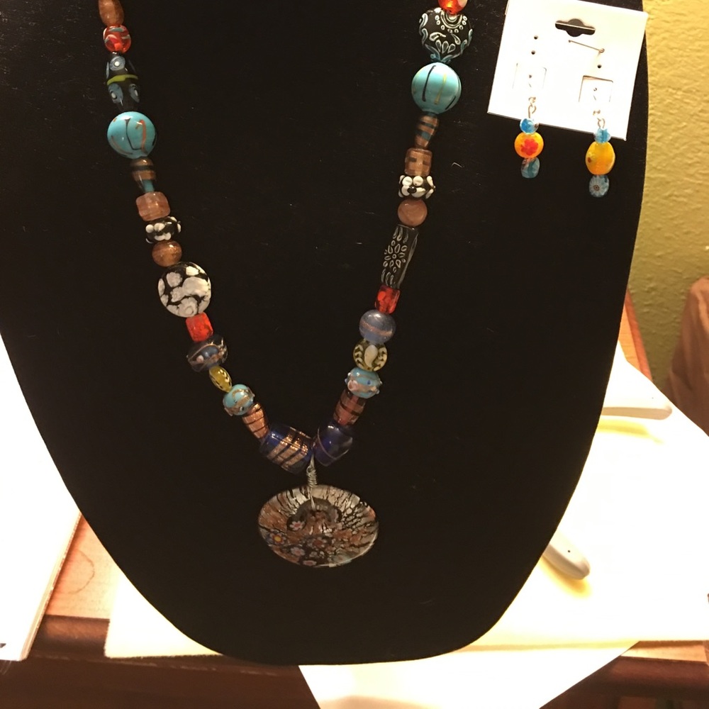Beaded Necklace Set